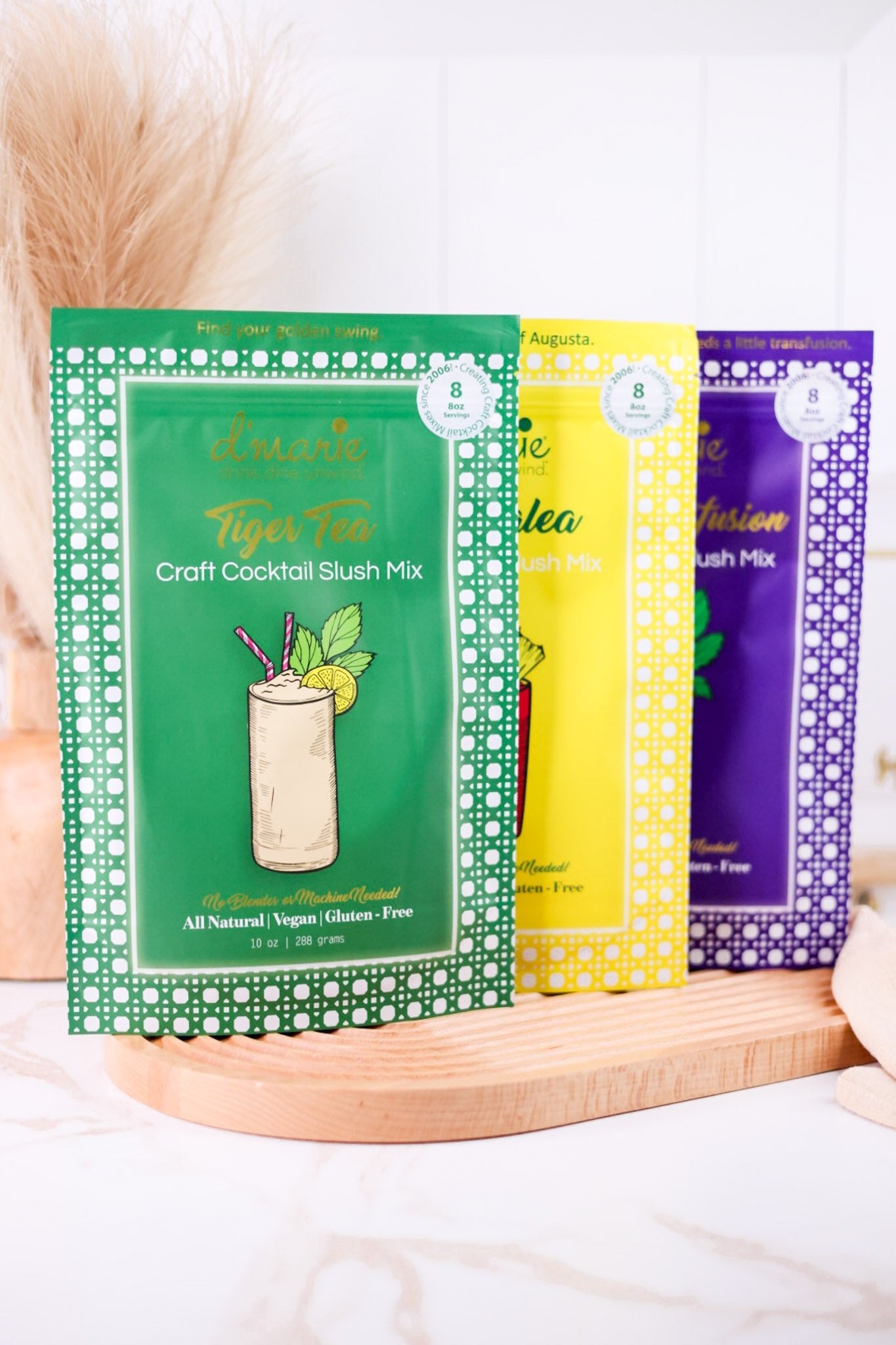 D'Marie Golf Collection Craft Cocktail Slush Mixes (3 Flavors) - Whiskey Skies - D'MARIE, INC