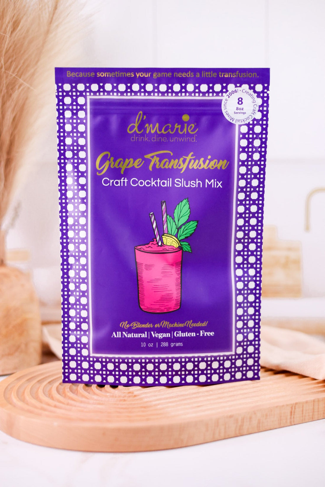 D'Marie Golf Collection Craft Cocktail Slush Mixes (3 Flavors) - Whiskey Skies - D'MARIE, INC