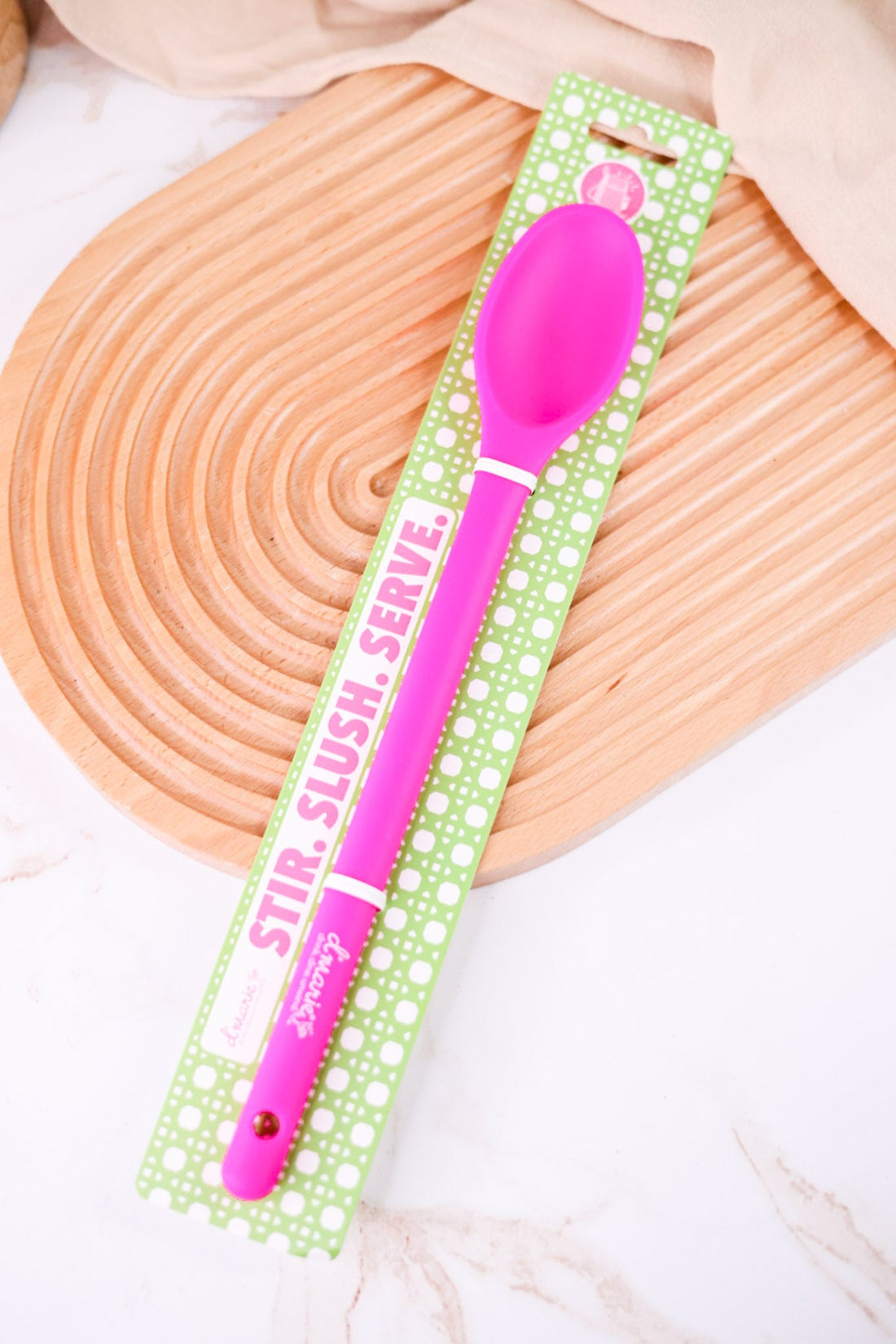 D'Marie Pink Stir - And - Serve Slush Spoon - Whiskey Skies - D'MARIE, INC