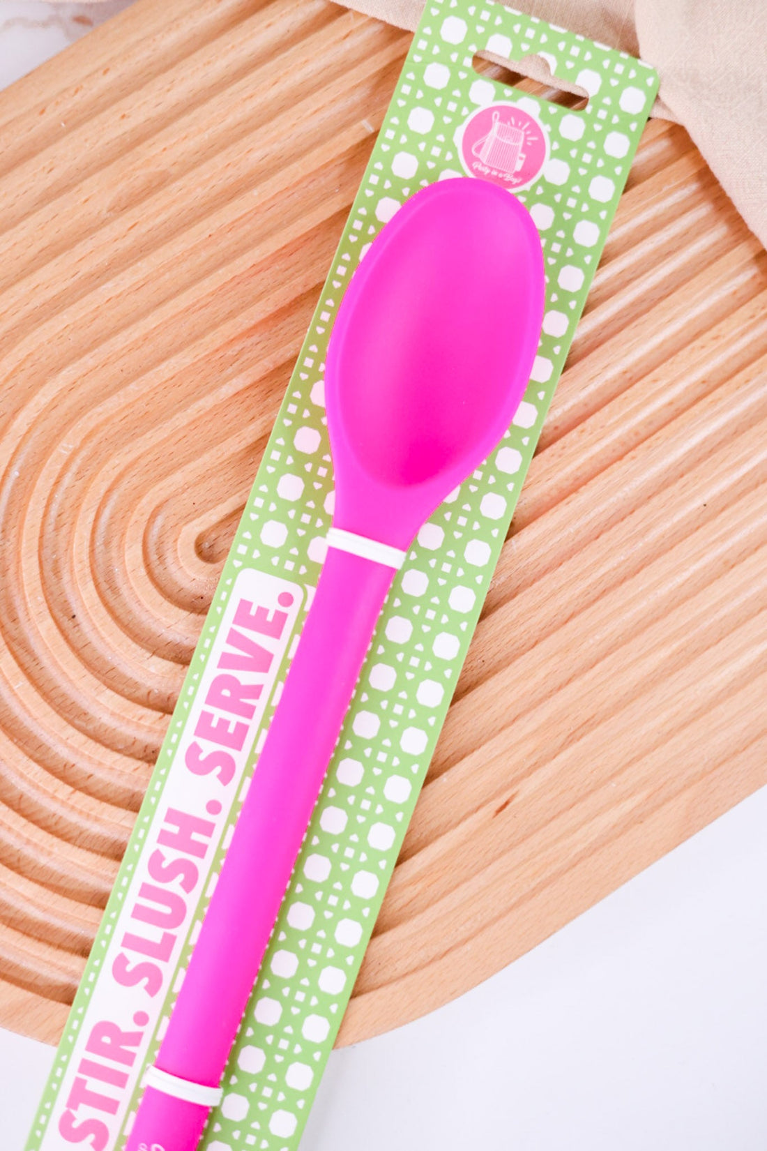 D'Marie Pink Stir - And - Serve Slush Spoon - Whiskey Skies - D'MARIE, INC