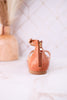 "Don't Be Cringy" Cognac Studded Ankle Strap Sandals - Whiskey Skies - CORKYS FOOTWEAR