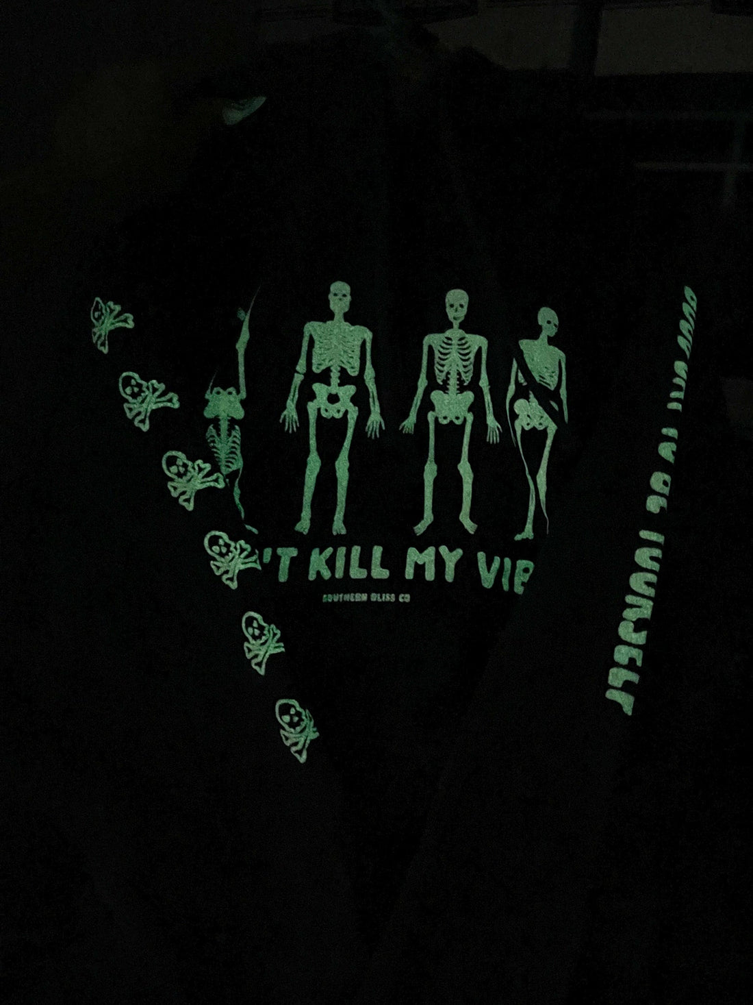 Don't Kill My Vibe Hoodie - Glows In The Dark! - Whiskey Skies - SOUTHERN BLISS COMPANY