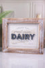 Double Sided Dairy Sign - Whiskey Skies - ADAMS & CO