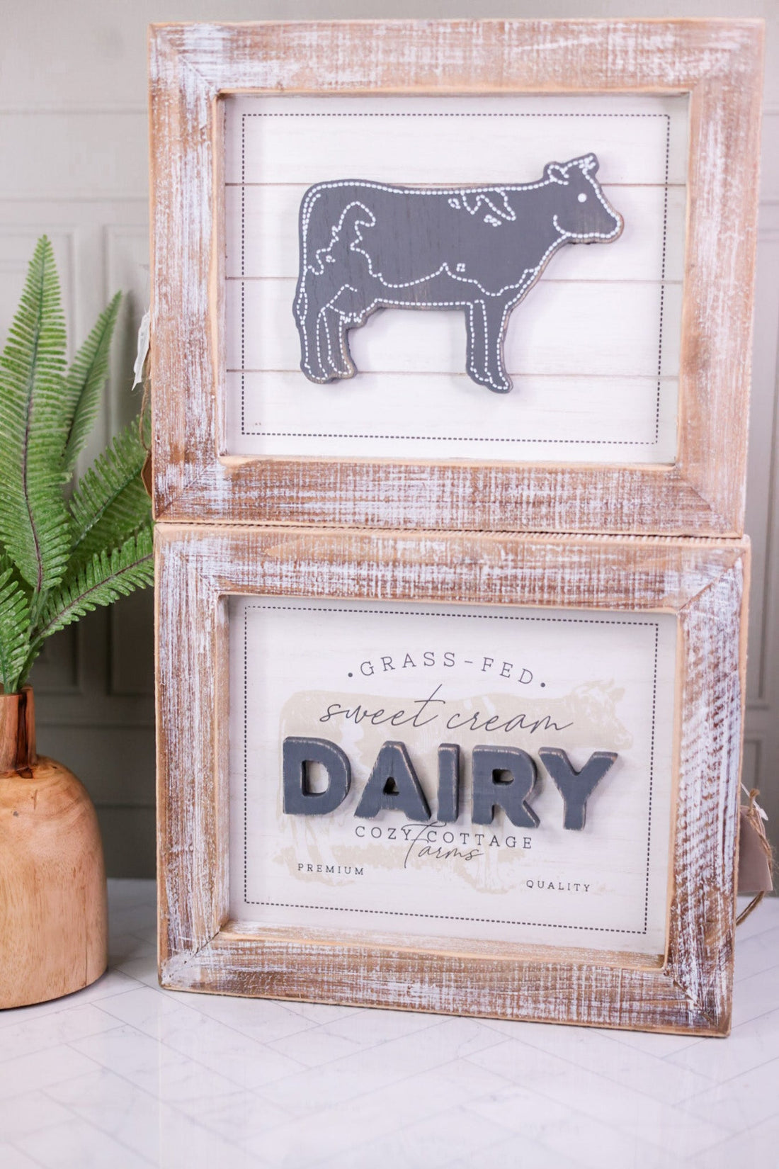 Double Sided Dairy Sign - Whiskey Skies - ADAMS & CO