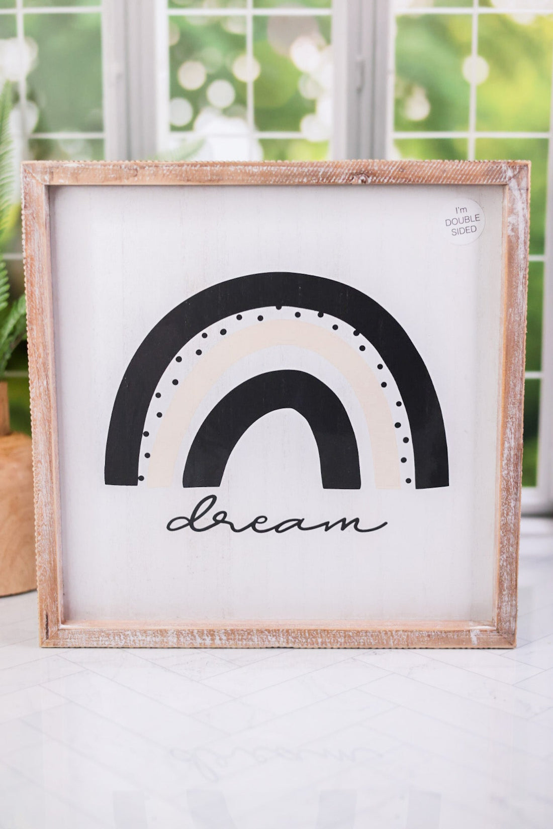 Double Sided Rainbow Dream Sign FINAL SALE - Whiskey Skies - ADAMS & CO