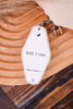 Double Sided Wooden Keychain "Live Inspired" & "Still I Rise" - Whiskey Skies - ADAMS & CO