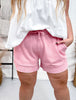 Dusty Pink French Terry Stevie Shorts - Whiskey Skies - MICHELLE MAE