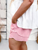 Dusty Pink French Terry Stevie Shorts - Whiskey Skies - MICHELLE MAE
