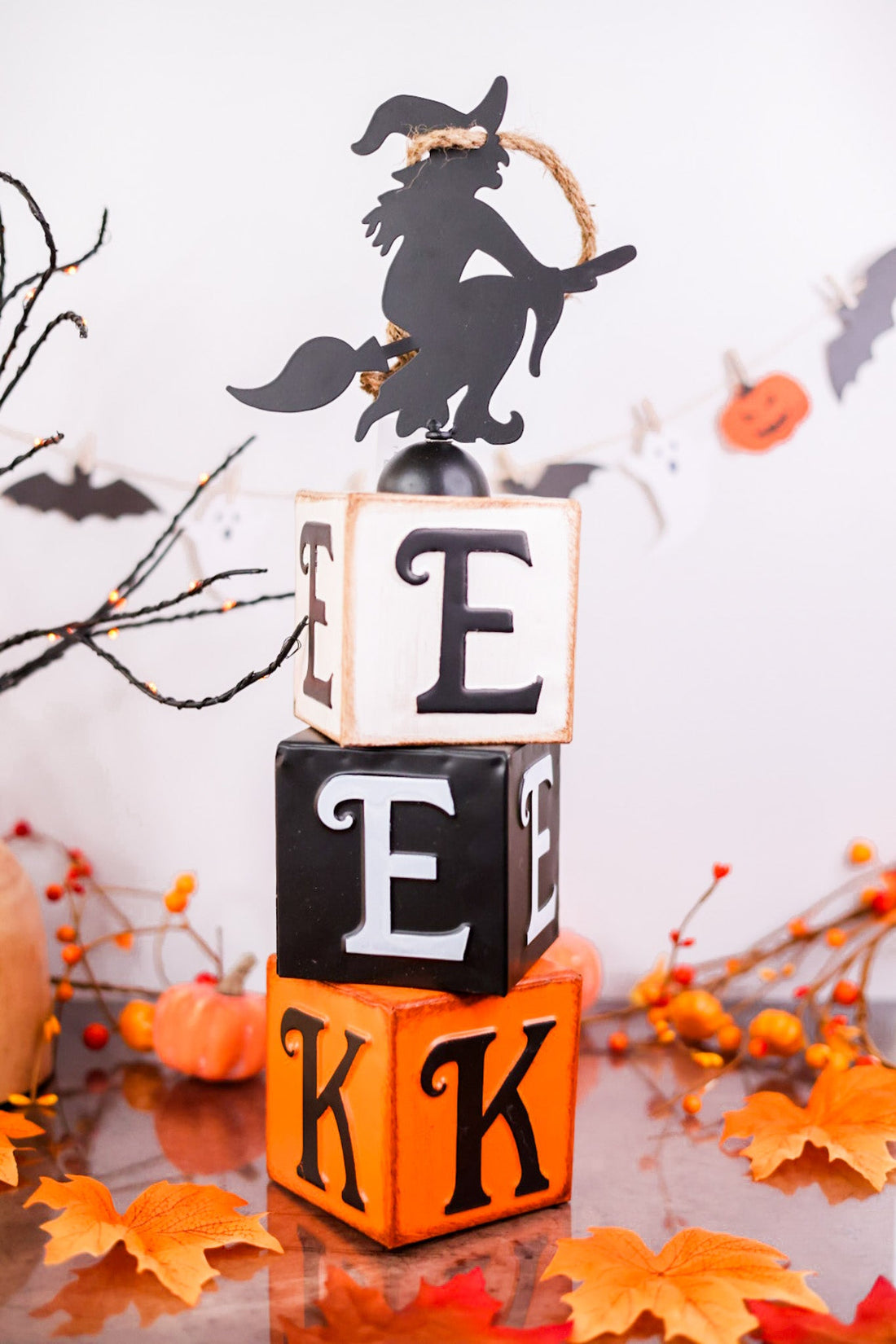 Eek Hanging Halloween Box Stack - Whiskey Skies - SPECIAL T IMPORTS INC