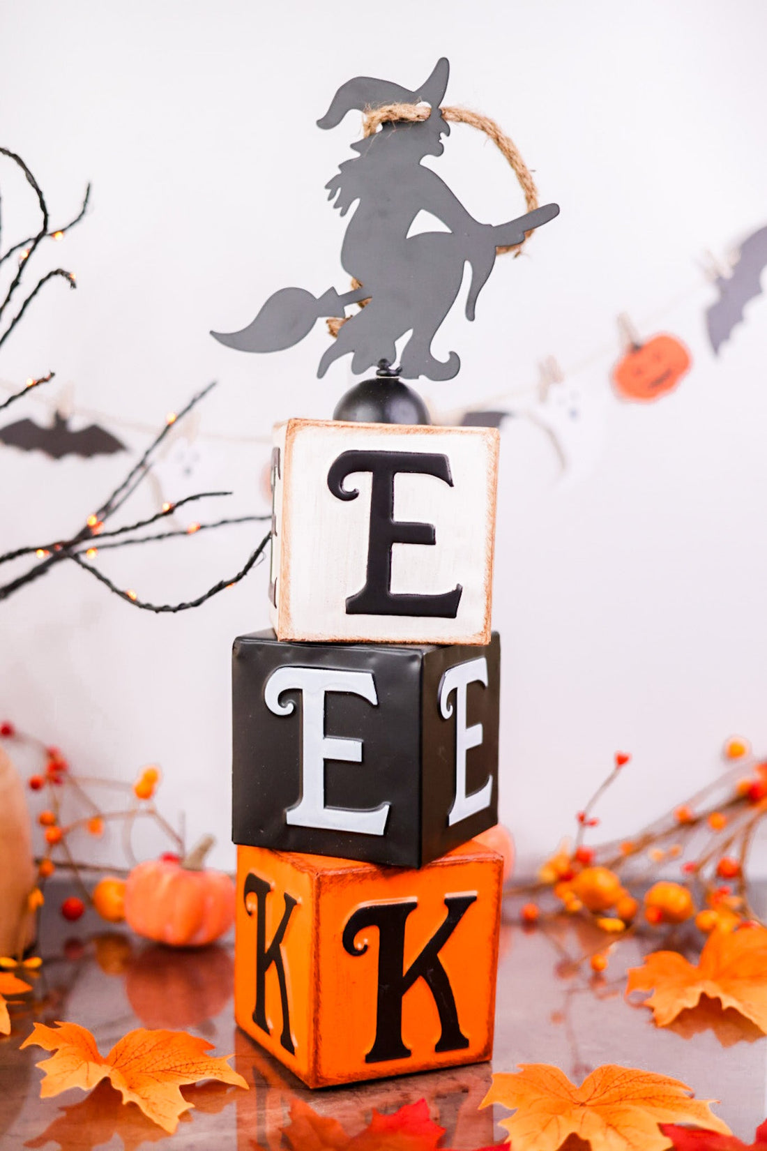 Eek Hanging Halloween Box Stack - Whiskey Skies - SPECIAL T IMPORTS INC