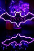 Eek Wood and Neon Hanging Bat Sign - Whiskey Skies - SPECIAL T IMPORTS INC