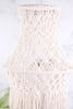 Electric Hanging Macrame Lamp - Whiskey Skies - GERSON COMPANIES