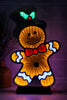 Electric Infinity Lighted Gingerbread Man W/ Top Hat - Whiskey Skies - GERSON COMPANIES
