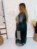 Embroidered Tiered Maxi Dress - Whiskey Skies - ANDREE BY UNIT