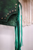 Emerald Green Crossbody Bag with Metal and Stone Accents - Whiskey Skies - AMERICAN DARLING