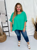 Emerald Poncho Like Dolman Sleeve Top - Whiskey Skies - ANDREE BY UNIT