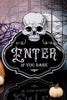 Enter If You Dare Metal Sign - Whiskey Skies - SPECIAL T IMPORTS INC