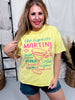 Espresso Martini Relaxed Fit Graphic Tee - Whiskey Skies - SOUTHERN GRACE