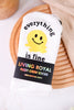 "Everything Is Fine" Fuzzy Crew Socks - Whiskey Skies - LIVING ROYAL