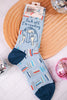 F*** Off, I'm Reading Crew Socks - Whiskey Skies - BLUE Q