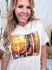 Fall Boots Short Sleeve Graphic Tee - Whiskey Skies - FESTIVITEES