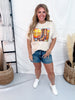 Fall Boots Short Sleeve Graphic Tee - Whiskey Skies - FESTIVITEES