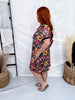 Fall Floral Print Loungewear Night Dress - Whiskey Skies - SHIRLEY & STONE