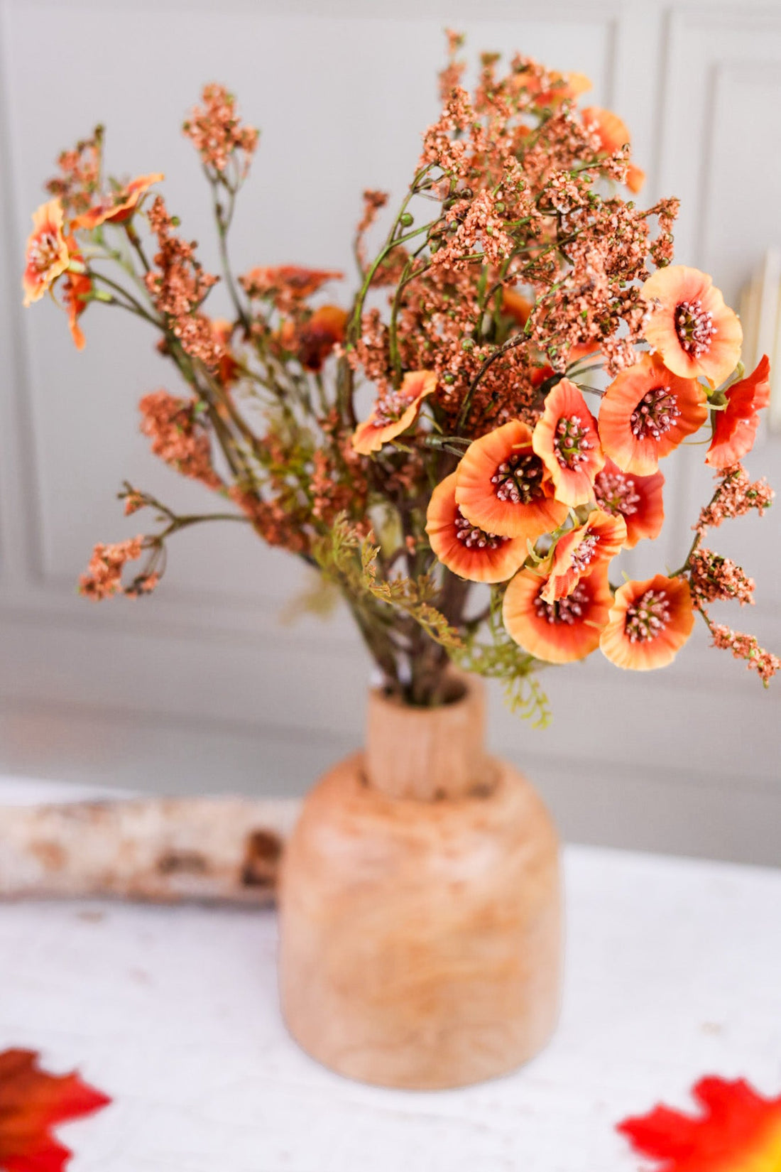 Fall Flower Bundle in Apricot Orange - Whiskey Skies - SULLIVANS