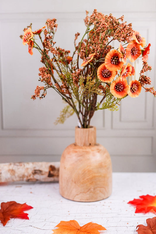 Fall Flower Bundle in Apricot Orange - Whiskey Skies - SULLIVANS