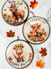 Fall Themed Highland Cow Bottle Cap Sign (3 Styles) - Whiskey Skies - SPECIAL T IMPORTS INC