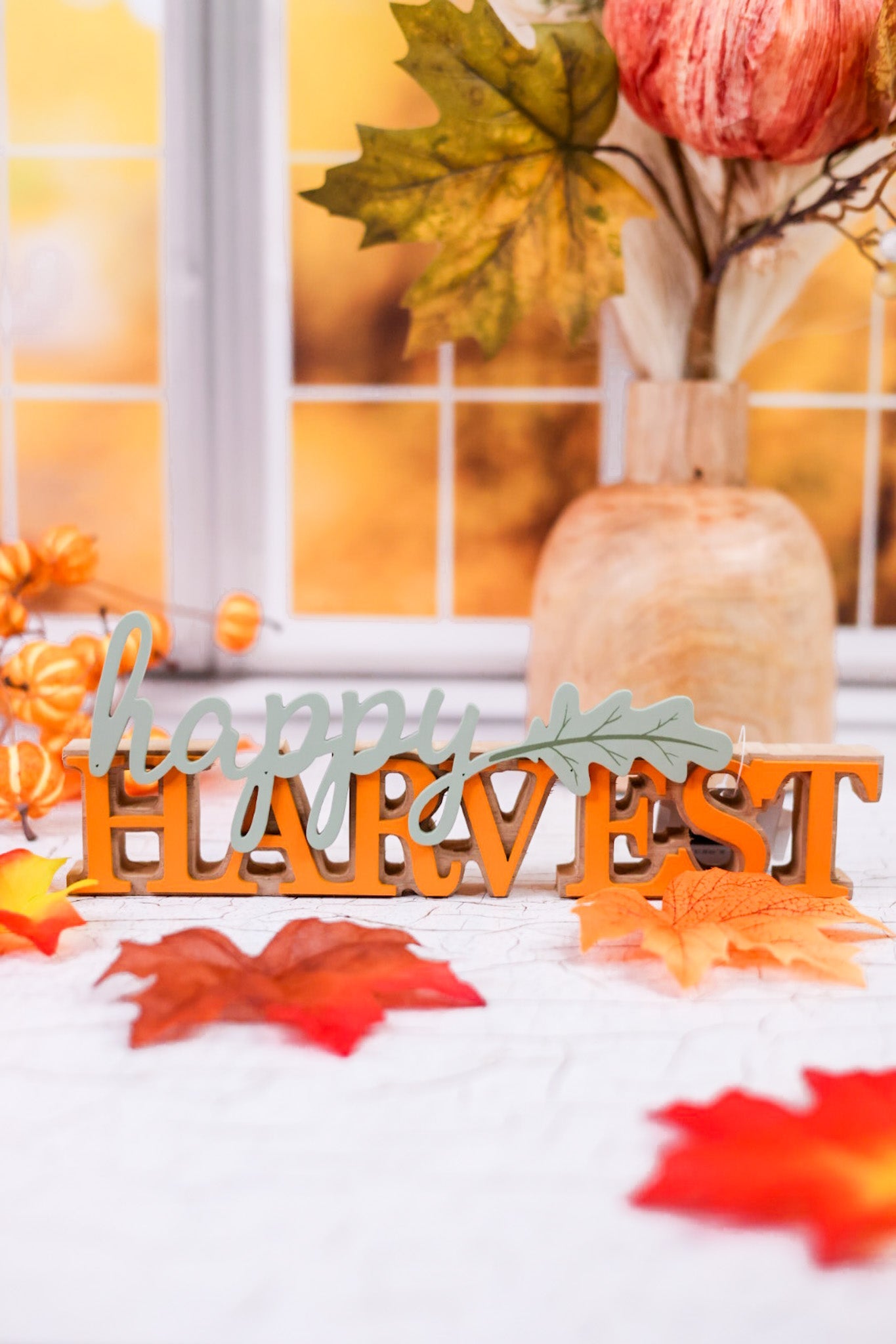 Fall Themed Tabletop Wooden Cutouts (2 Styles) - Whiskey Skies - YOUNG'S INC