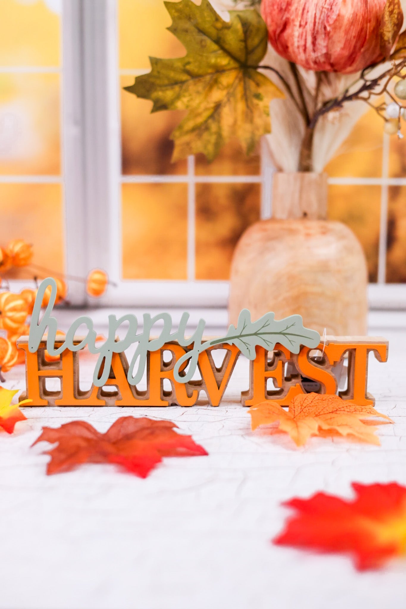 Fall Themed Tabletop Wooden Cutouts (2 Styles) - Whiskey Skies - YOUNG'S INC