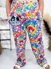 "Far Out" Licensed Snoopy Groovy Loungewear Pants - Whiskey Skies - BRIEF INSANITY
