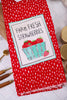 Farm Fresh Strawberries Tea Towel - Whiskey Skies - KAY DEE DESIGNS