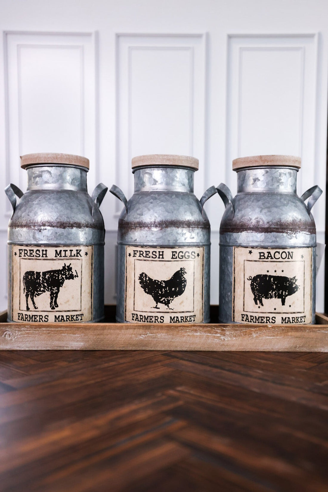 Farmhouse Animal Buckets (Set Of Three) - Whiskey Skies - WT COLLECTION