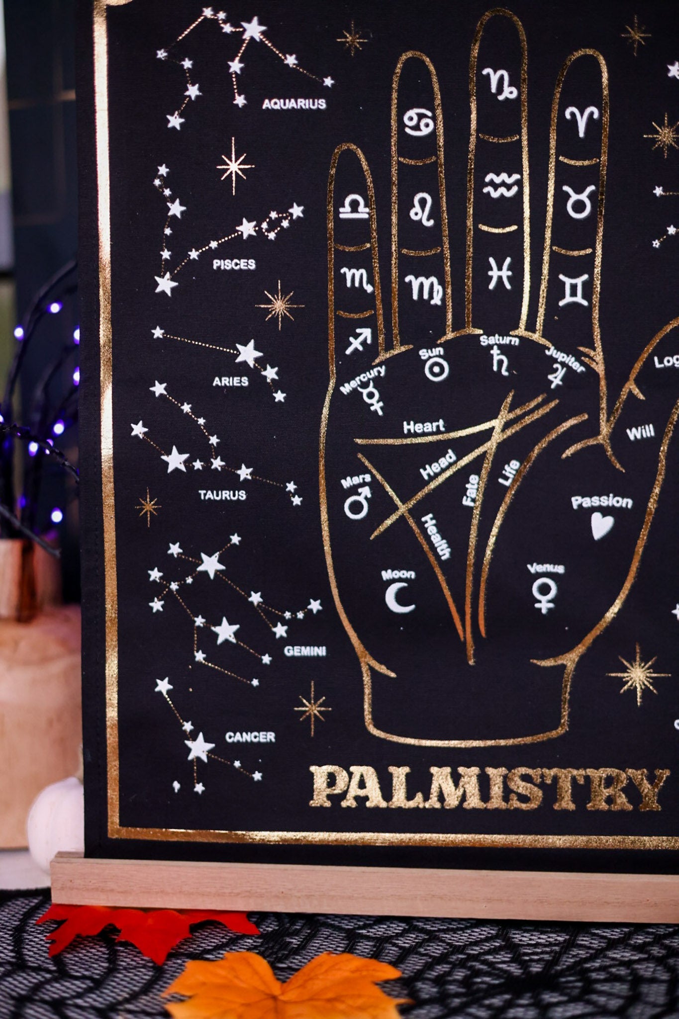 Fate Palmistry Wall Art - Whiskey Skies - C & F ENTERPRISES