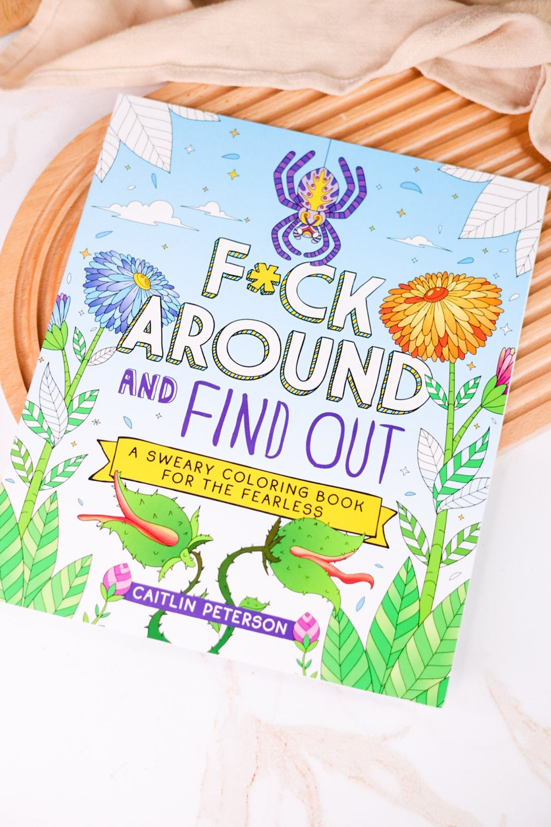 F*ck Around & Find Out Adult Coloring Book - Whiskey Skies - MACMILLAN HOLDINGS LLC