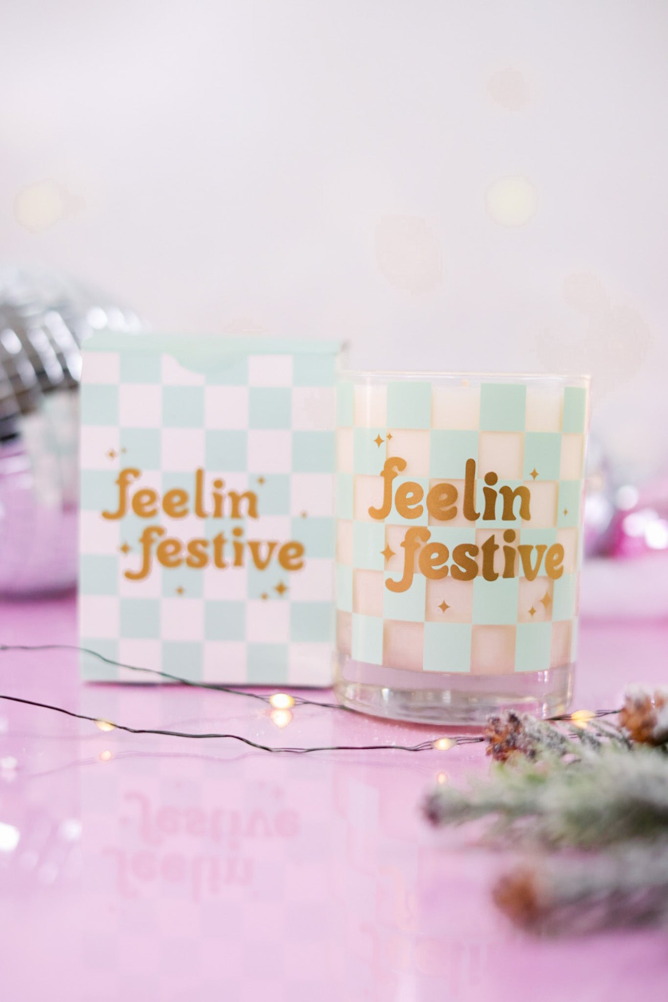 Feelin' Festive Rock Glass Candle - Whiskey Skies - TALKING OUT OF TURN