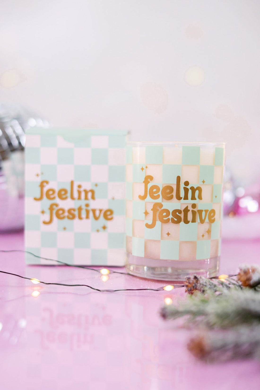 Feelin' Festive Rock Glass Candle - Whiskey Skies - TALKING OUT OF TURN