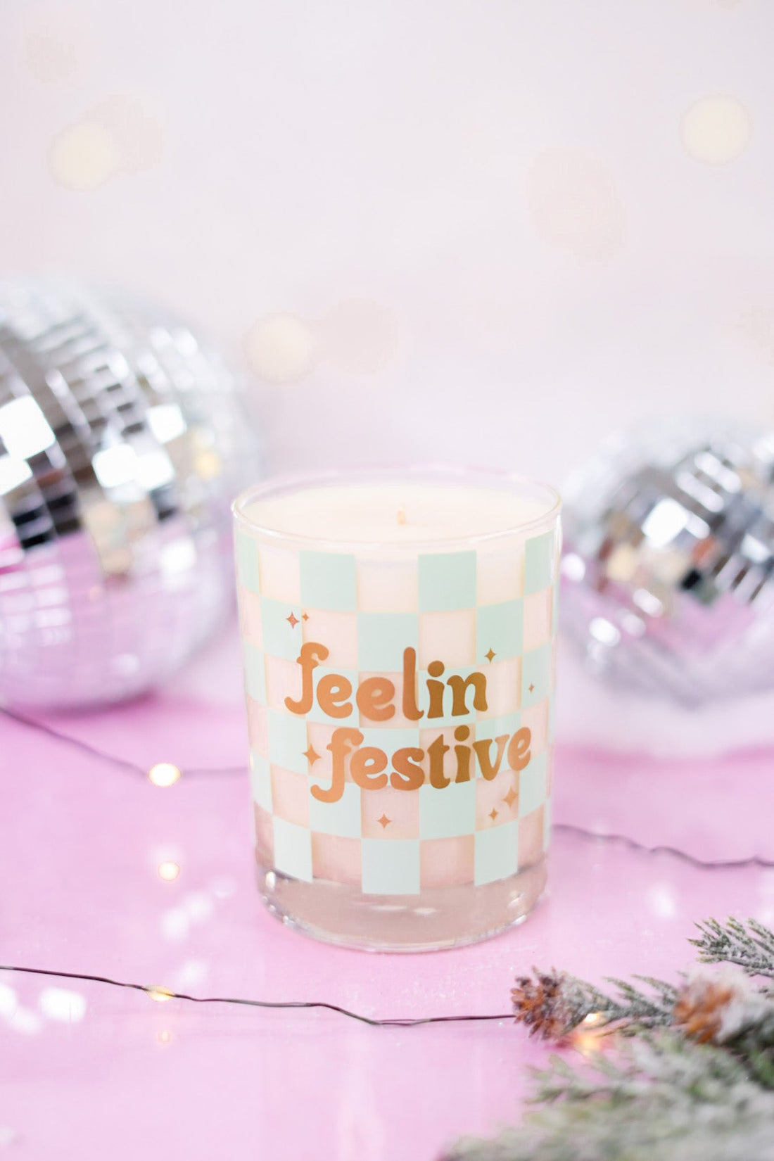 Feelin' Festive Rock Glass Candle - Whiskey Skies - TALKING OUT OF TURN