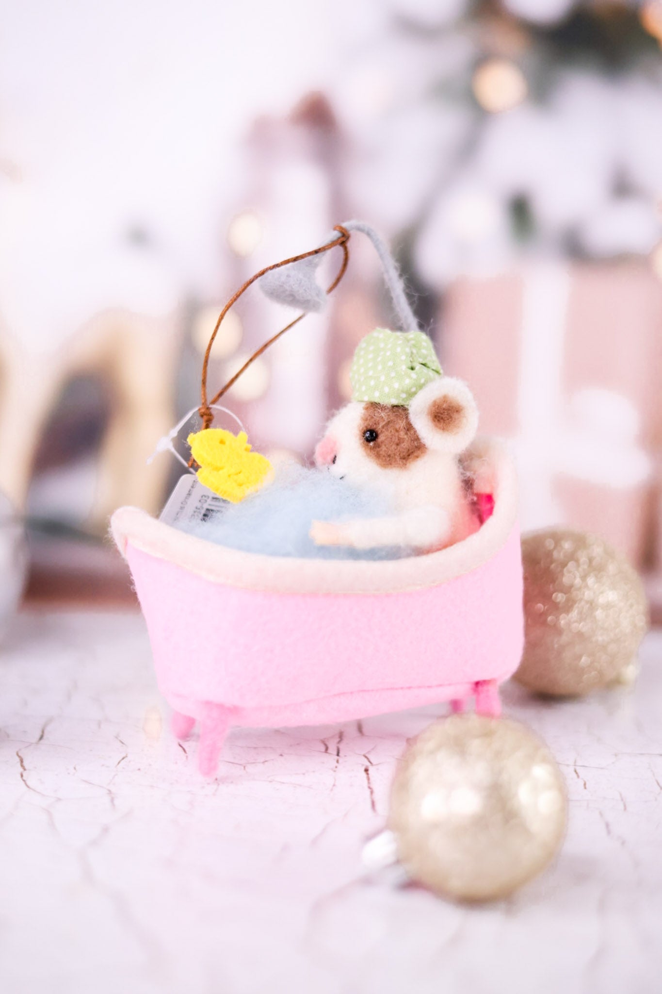 Felt Bathtub Critter Christmas Ornaments - Whiskey Skies - 180 DEGREES