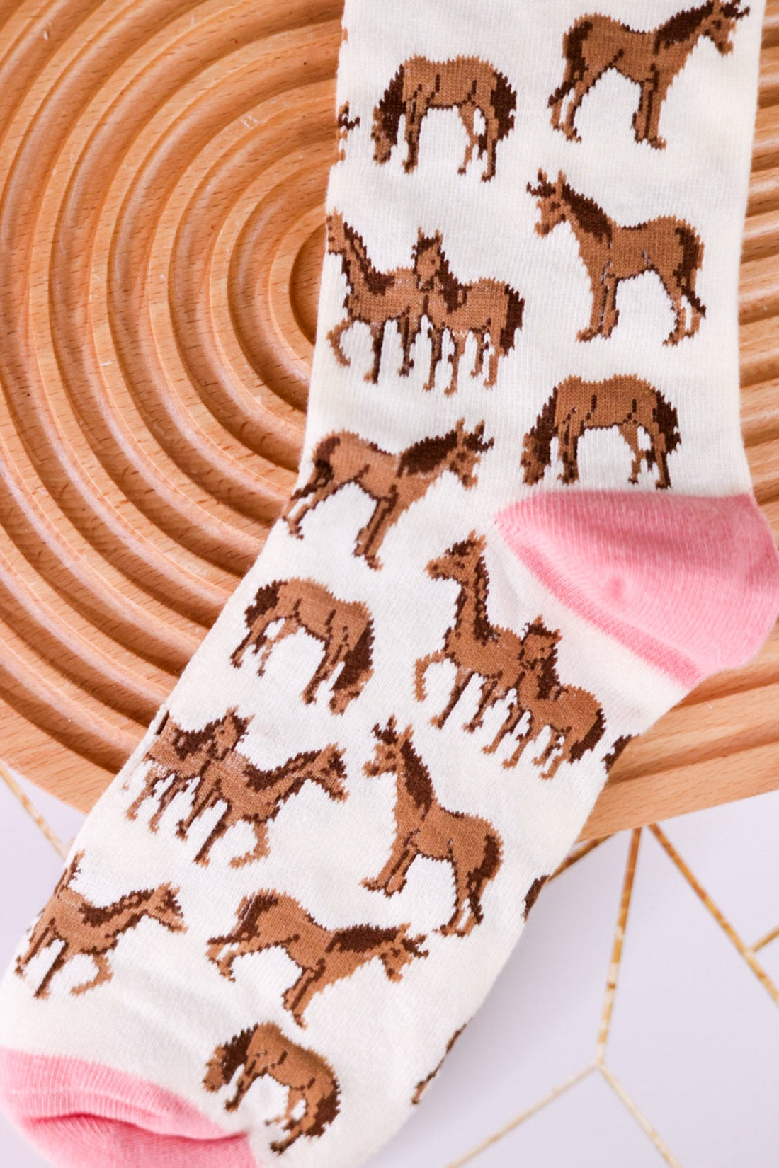 Field Of Dreams Women's Crew Socks - Whiskey Skies - HATLEY LITTLE BLUE HOUSE INC.