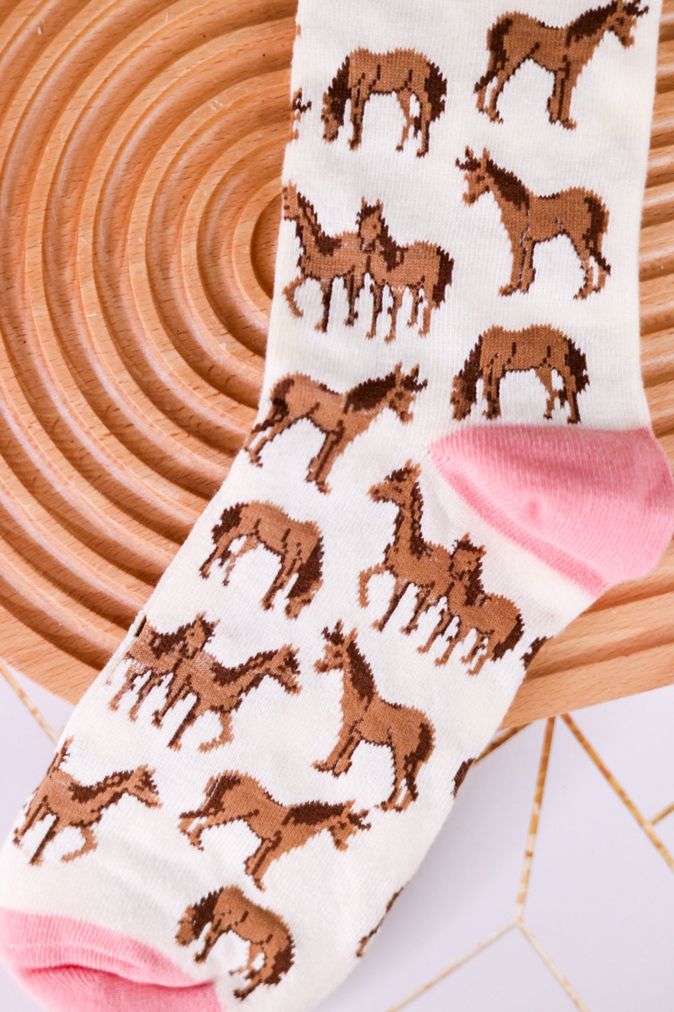 Field Of Dreams Women's Crew Socks - Whiskey Skies - HATLEY LITTLE BLUE HOUSE INC.