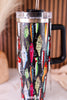 Fishing Lures 40oz Tumbler W/ Straw - Whiskey Skies - KATYDID