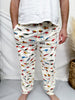 Fishing Lures Men's Loungewear Pants - Whiskey Skies - HATLEY LITTLE BLUE HOUSE INC.
