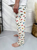 Fishing Lures Men's Loungewear Pants - Whiskey Skies - HATLEY LITTLE BLUE HOUSE INC.