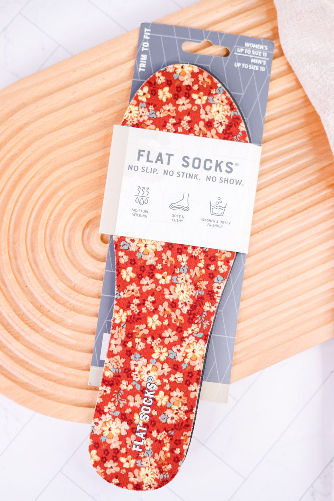 Flat Socks (6 Styles) - Whiskey Skies - FLAT SOCKS