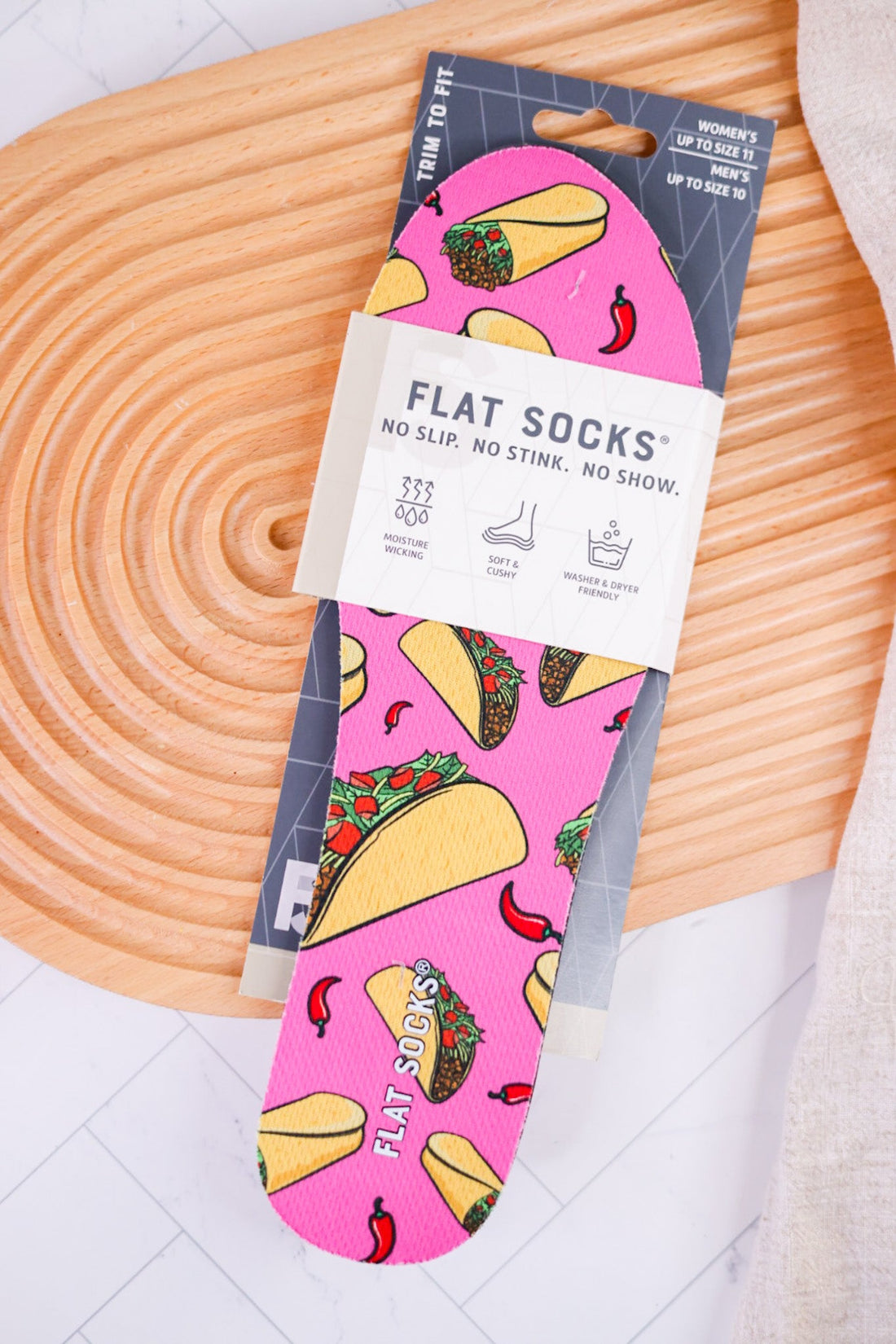 Flat Socks (6 Styles) - Whiskey Skies - FLAT SOCKS