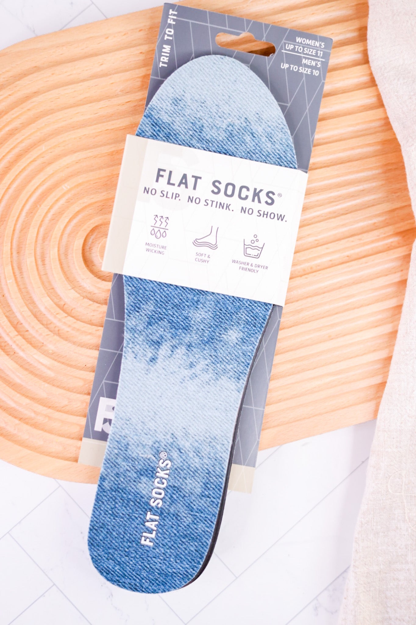 Flat Socks (6 Styles) - Whiskey Skies - FLAT SOCKS