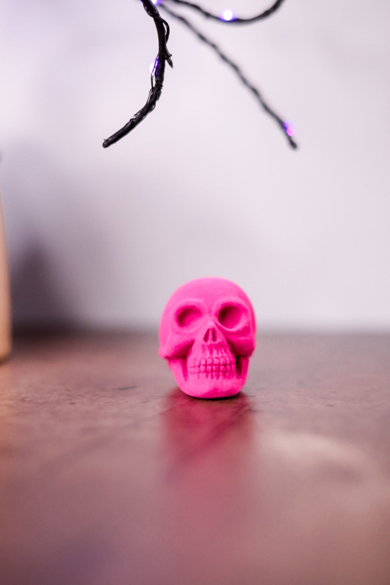 Flocked Halloween Skull's (4 Colors) - Whiskey Skies - C & F ENTERPRISES